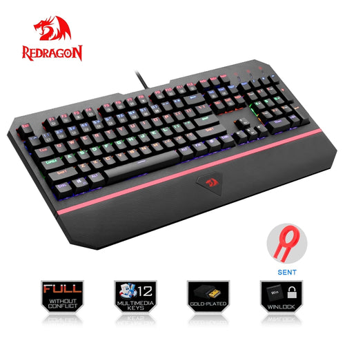 Rainbow USB Mechanical Gaming Keyboard