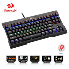 Load image into Gallery viewer, USB Rainbow Mechanical Gaming Keyboard