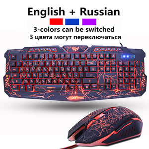 Russian/English Gaming Keyboard