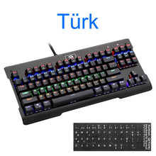 Load image into Gallery viewer, USB Rainbow Mechanical Gaming Keyboard